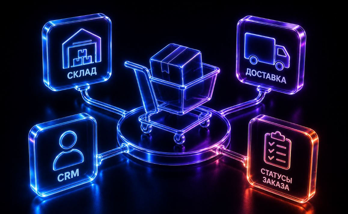 склад, доставка, CRM и статусы заказа